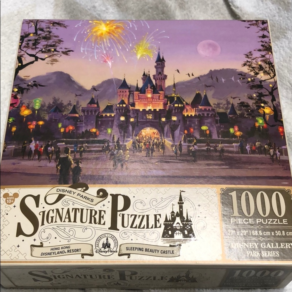 Disney parks signature puzzle
